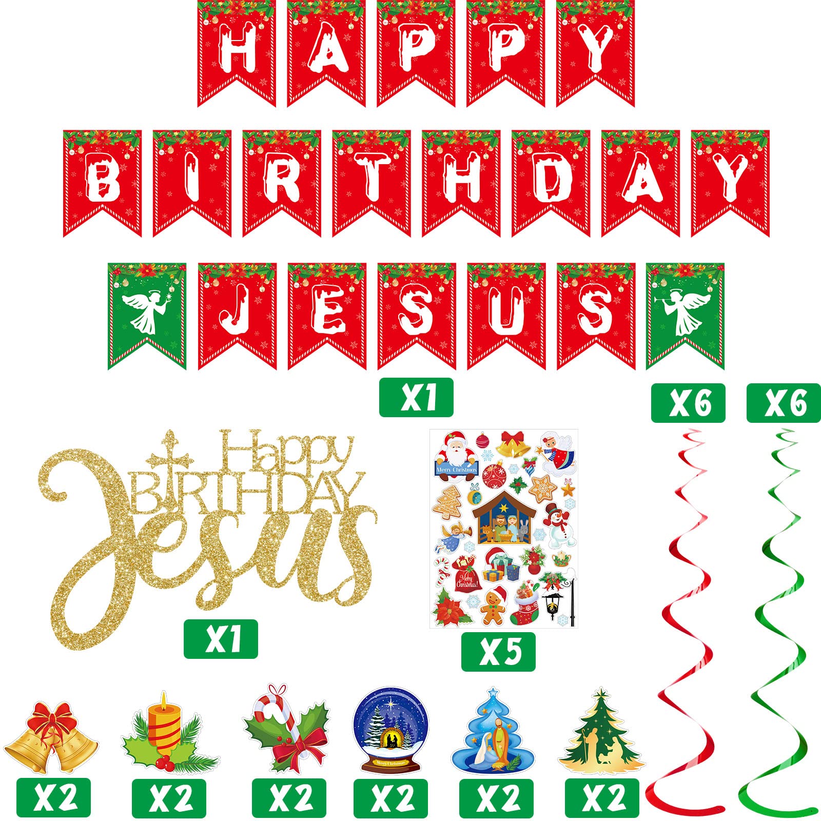 Happy Birthday Jesus Printable Banner Happy Birthday Jesus