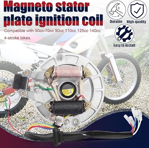 Miniatura 4 de Disco estator magnético de bobina para camionetas Pickup, Dirt, bicicletas todo terreno, go kart, vehículos todo terreno (90, 110, 125 centímetros