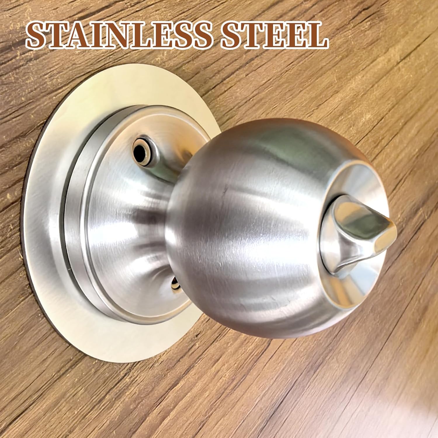 2Pcs Scar Plate Deadbolt Back Plate, 2-1/8" Inner Diameter, 3-1/2" Outer Diameter, Round Door Knob Plates, for Fixing Loose Knobs and Damaged Areas