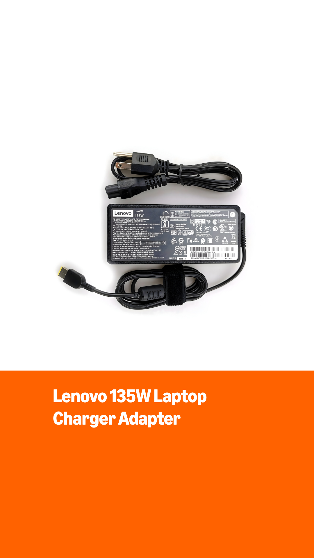 Amazon.com: Lenovo Laptop Charger 135W watt AC Power Adapter for