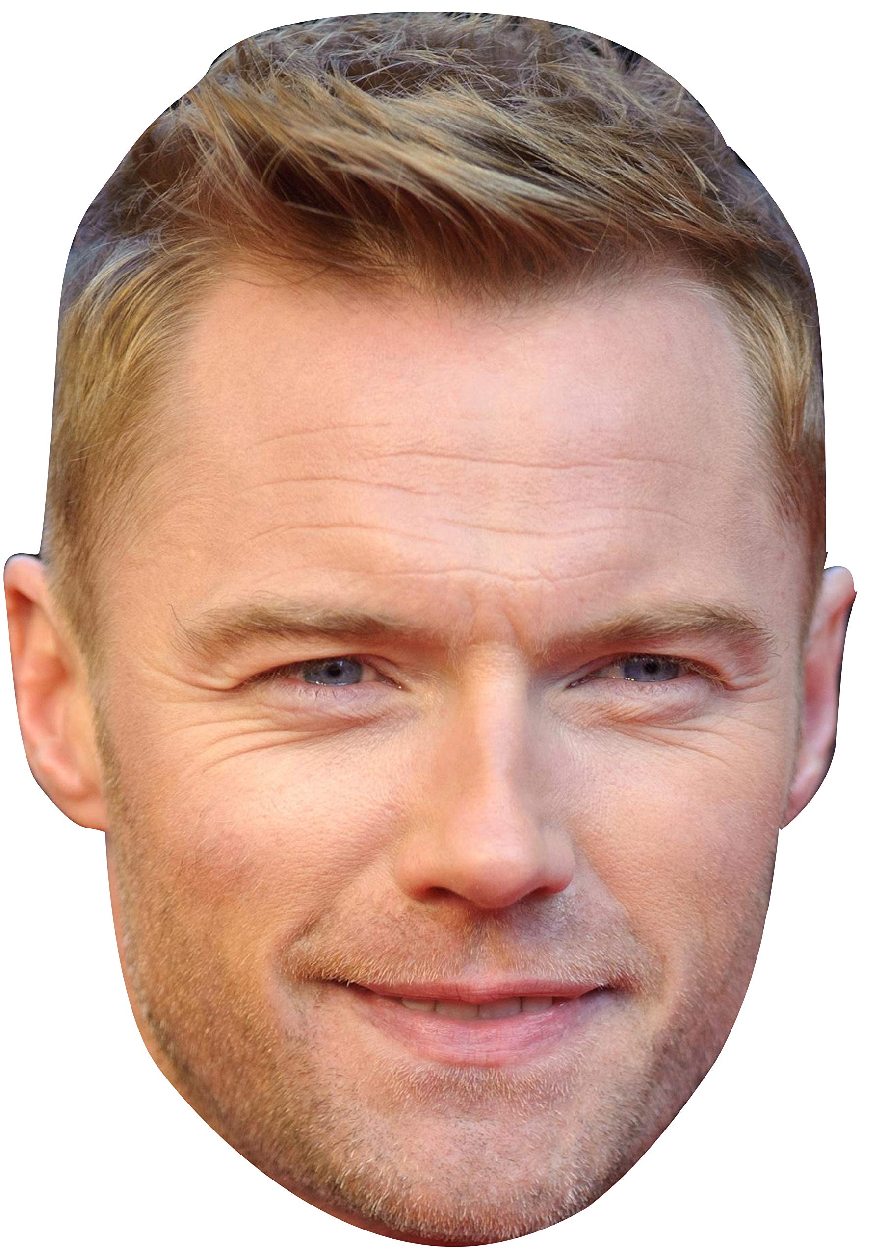 FoxyPrinting Ronan Keating Celebrity Cardboard Party Face Mask Fancy Dress