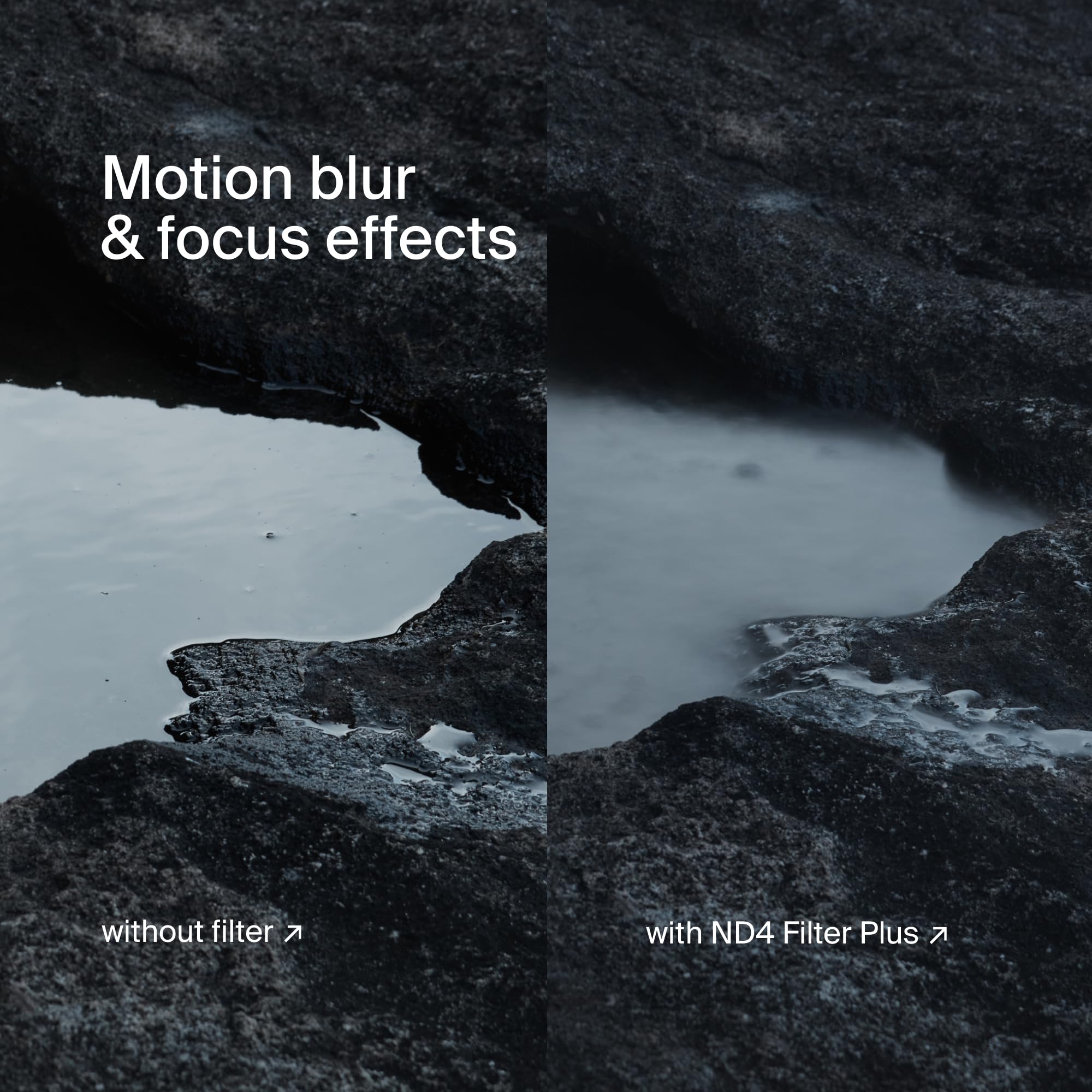 Urth 52 mm Graufilter ND4 (2 Stop) ND Filter (Plus) — Neutraldichte, 20-lagig nanobeschichtet, ultraflache Kamerafilter