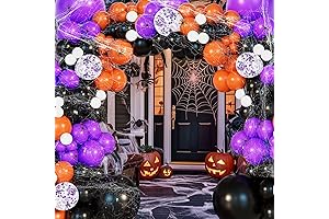152Pcs Halloween Balloons Arch Garland Kit: Spooky & Festive Halloween Decoration