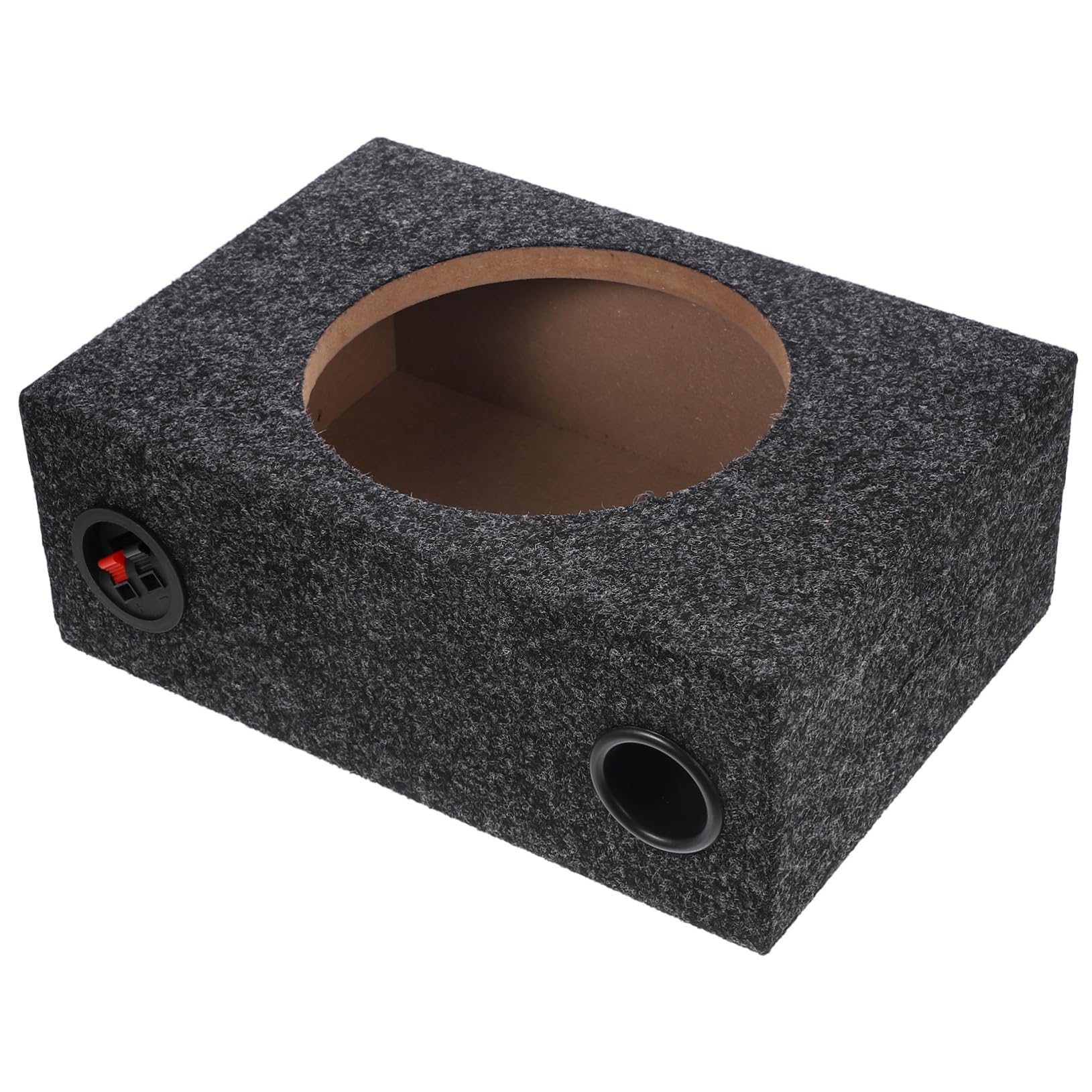 Boîtier Audio pour Voiture 8 Pouces, Caisson Scellé en Matériau Bois Foncé
