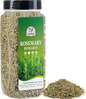 52USA Dried Rosemary Leaves, 3.5 oz (100g) | Versatile Spice for Kitchen Cooking & Homemade Herbal Tea Infusions, Gluten Free