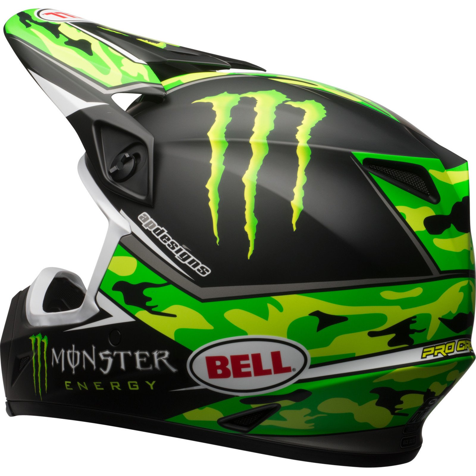 BELL MX-9 PRO MONSTER モンスターエナジー MXヘルメット L 新品 BELL MX-9 PRO MONSTER モンスターエナジー MXヘルメット L 新品