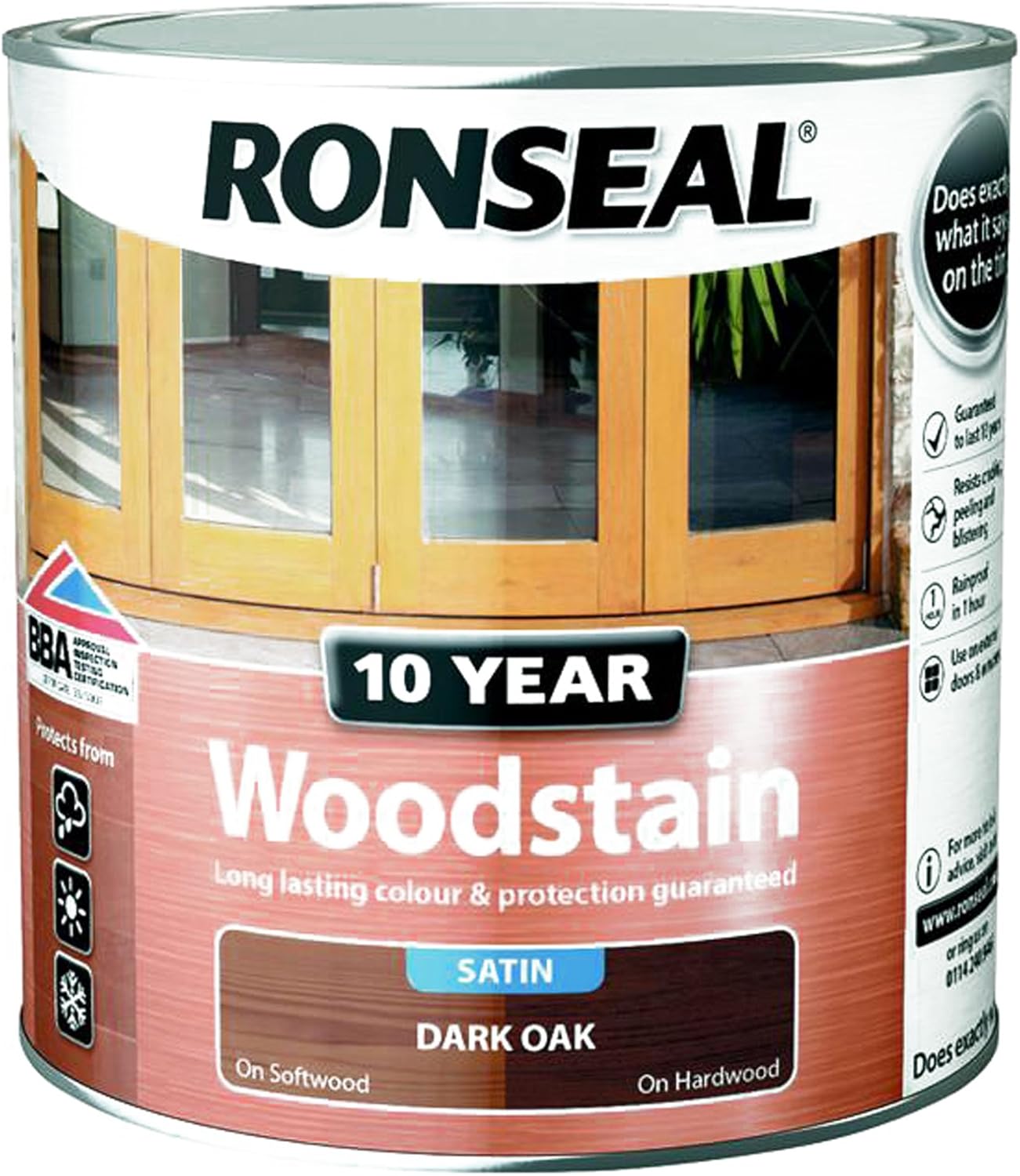 Ronseal 10 Year Woodstain Dark Oak 2 5l Amazon Co Uk Diy Tools Ronseal 10 Year Woodstain Dark Oak 2 5l Amazon Co Uk Diy Tools