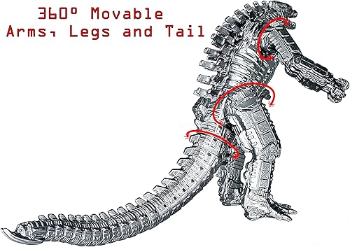 Miniatura 5 de TwCare MechaGodzilla - Figura de acción de juguete de Mecha Godzilla vs. Kong, serie de películas 2021, articulaciones movibles, regalo de