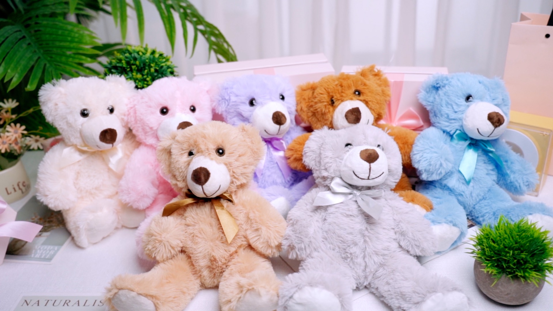 Amazon.com: Zhanmai 9 Packs Cute Bear Stuffed Animals 14 Inch