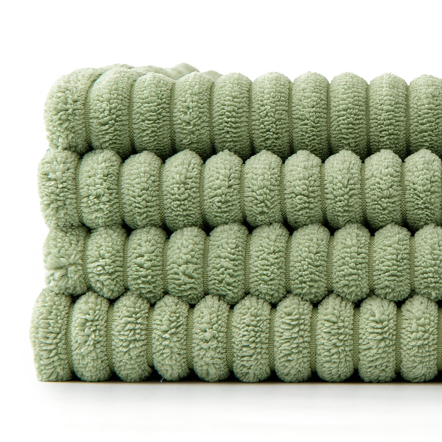 MIULEE Federe Cuscini Divano 50x50 Copricuscini Verde | Set 4 Pezzi Cuscino Moderno Morbido Decorativa Camera da Letto