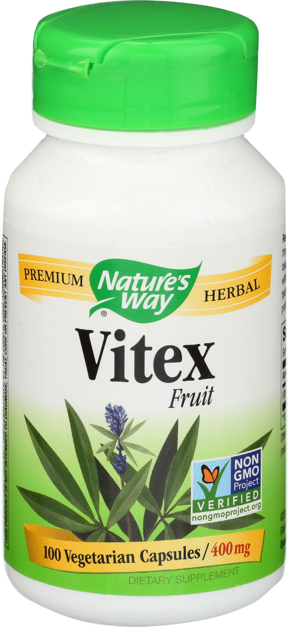 Nature's Way Vitex Fruit 400 Mg - 100 Veggie Caps-picture-19