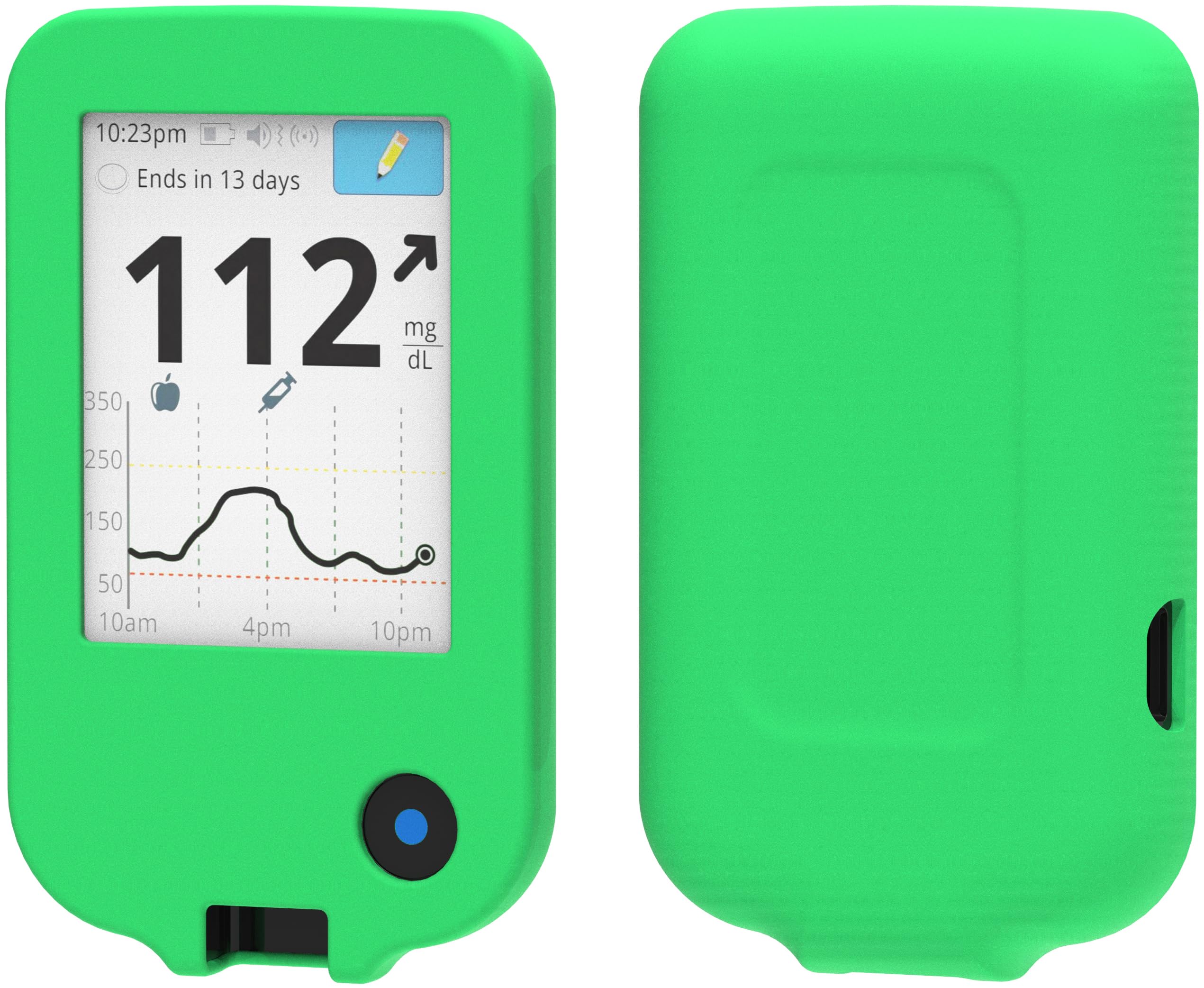 foto-kontor Case for Abbott Freestyle Libre 2 Silicone Cover light green, Silicone Light Green