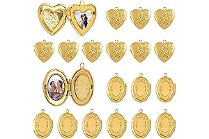Framendino Heart and Oval Locket Charms