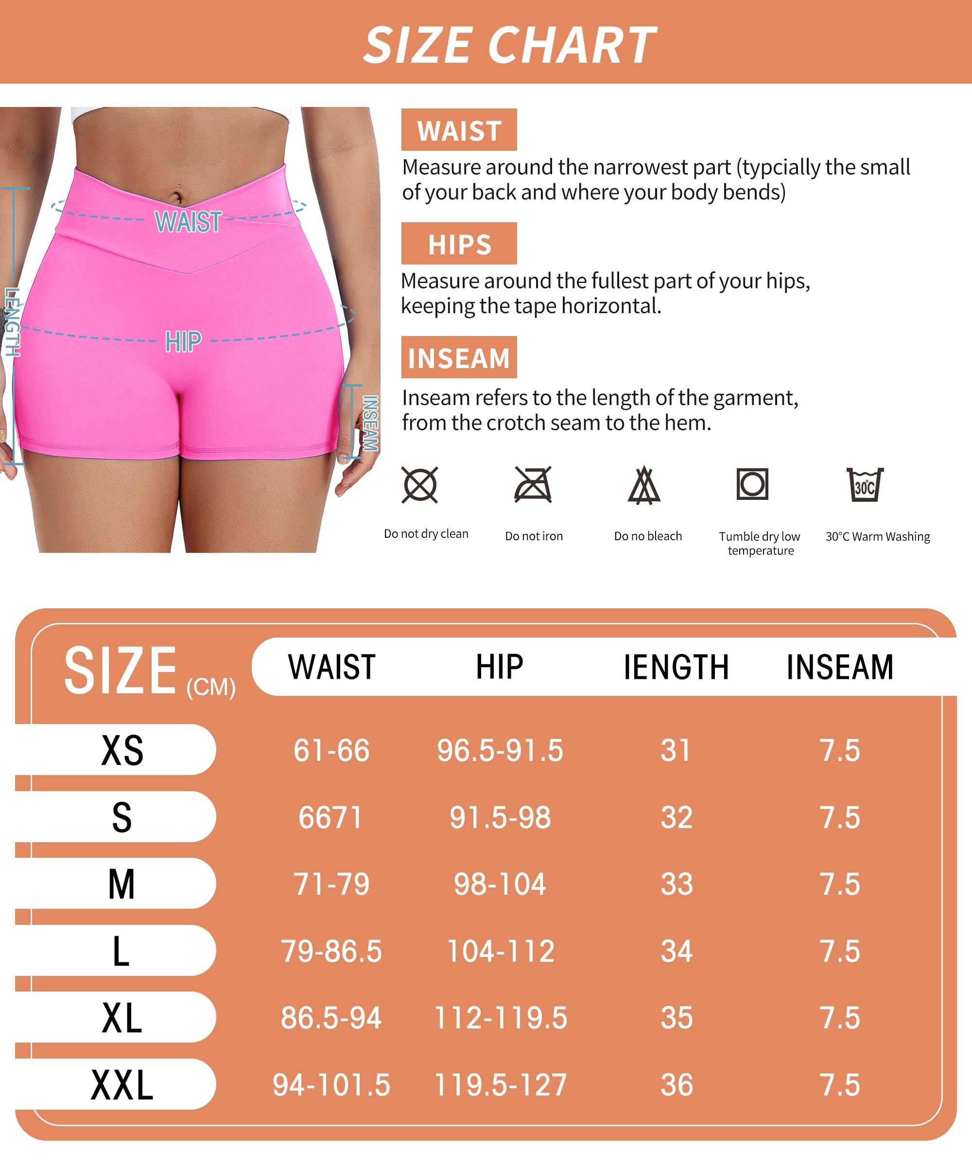 STARBILD Shorts de Sport Femme Scrunch Butt, Leggings Court Taille Haute Push Up, Booty Hot Pants pour Gym Fitness Yoga