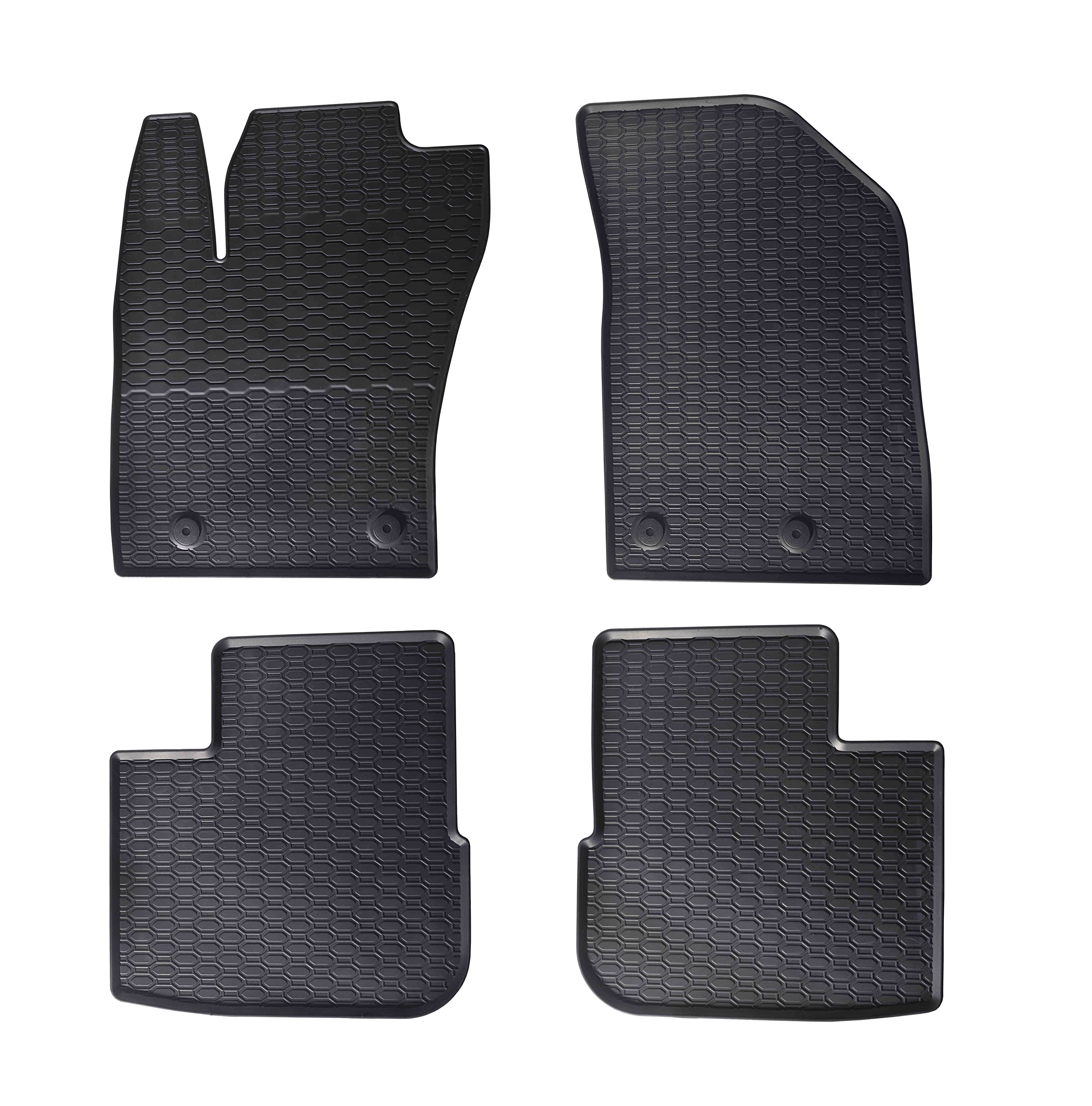 GEYER & HOSAJA Tappetini In Gomma Per Auto Set 4 Pezzi - Compatibili Con Fiat Tipo Sedan (2015-)