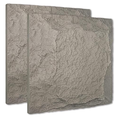 TroyStudio Paneles de revestimiento de ladrillo de piedra sintética, 23.7 x 23.7 x 3.1 pulgadas, paquete de 2 paneles de pared de ladrillo de disponible en Yaxa Colombia