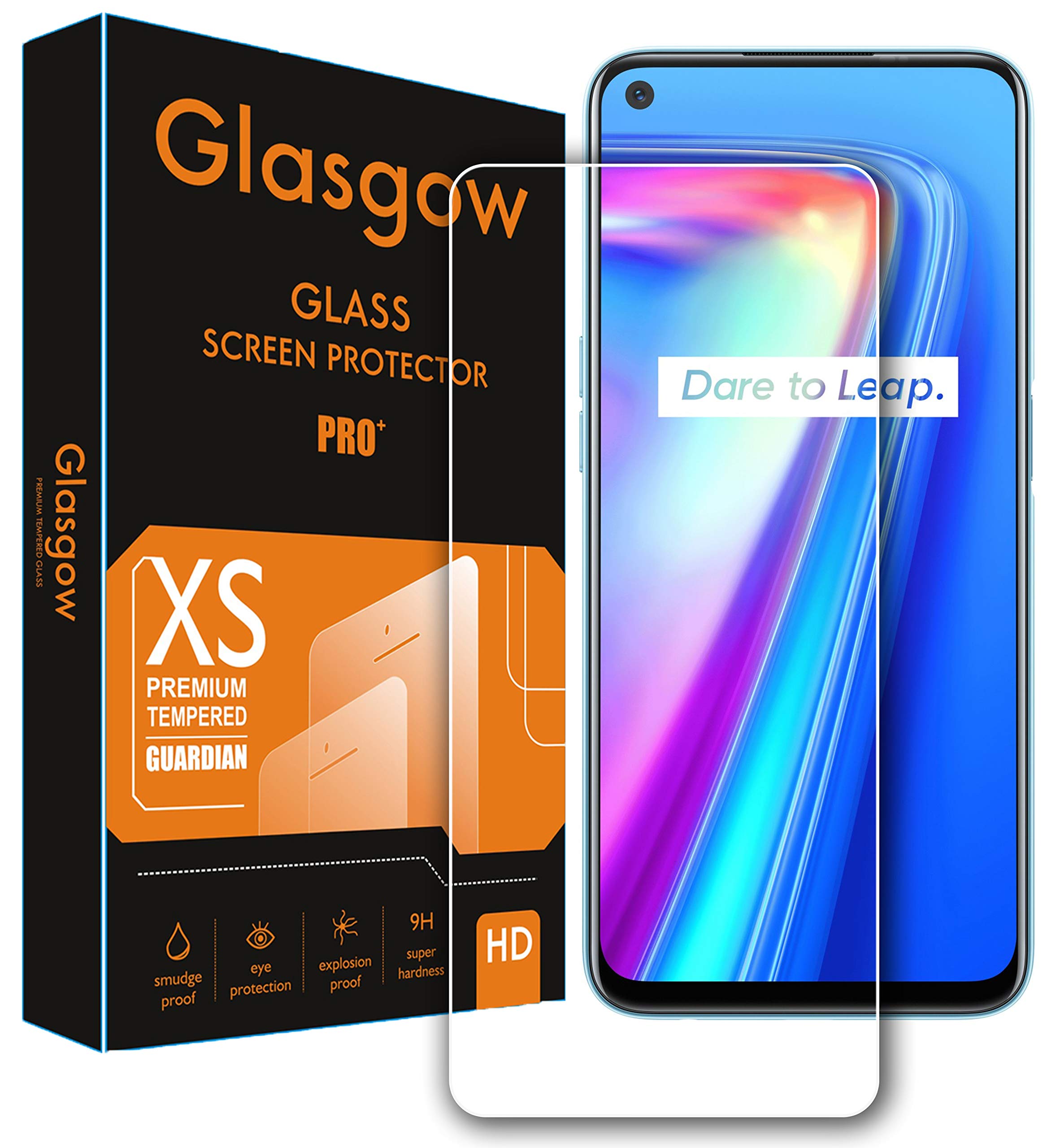 Glasgow |For Realme GT 5G | Tempered Glass Screen Protector Guard | Bubble Free Installation | Gorilla (B09FGYGCT5) Amazon Price History, Amazon Price Tracker