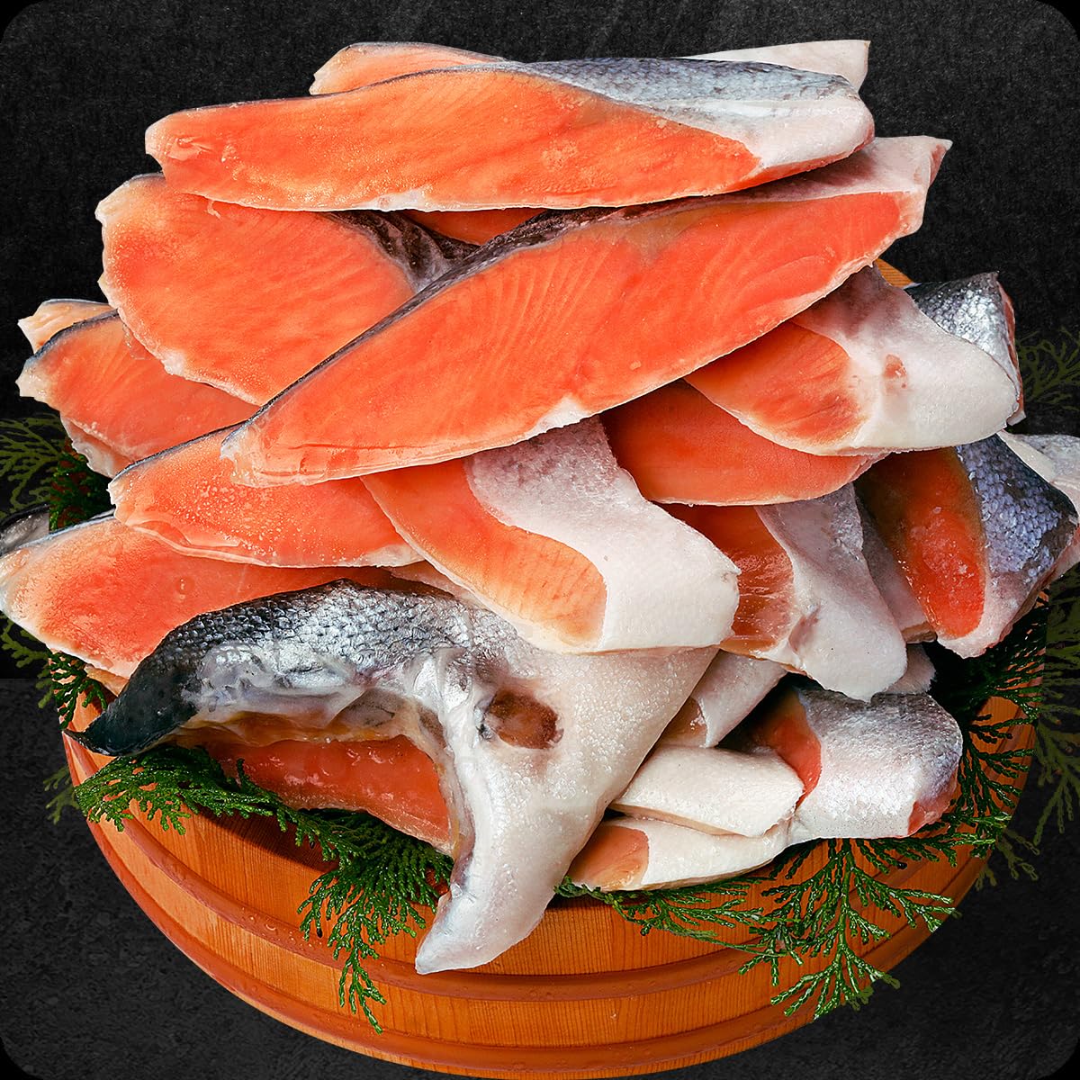 【甲羅組】有塩or無塩が選べる！ 銀鮭 切り身 業務用 1kg（約10切れ） 冷…