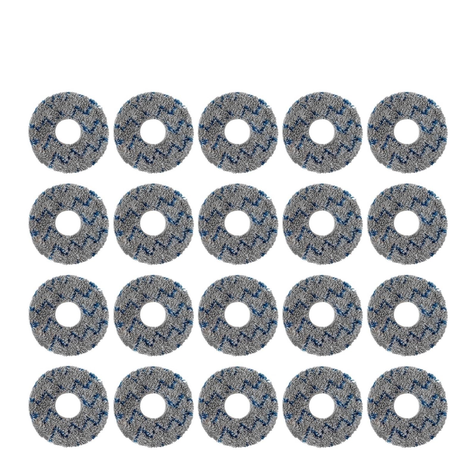 Kvcccss Mop-20Pcs Mop Cloth Pad，Compatible For Xiaomi， S10+
