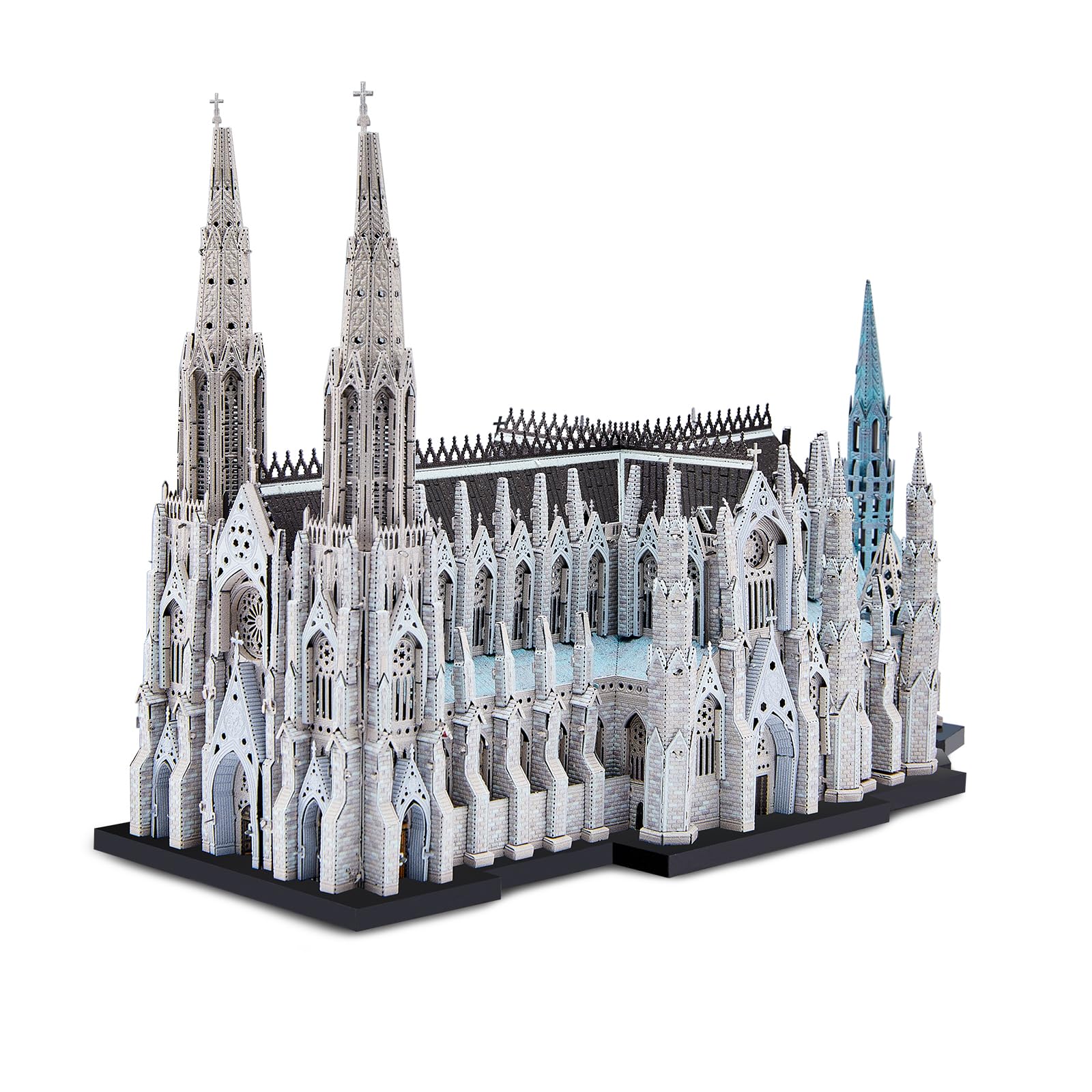 Piececool Puzzle 3D Metal Maquette, Lieux D'intérêt Architectural Maquettes à Construire, Maquettes et Modélisme, Cadeau d'anniversaire pour Adultes Et Adolescents (Saint Patrick's Cathedral)