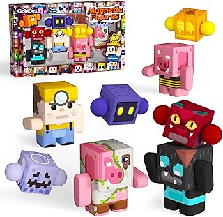Sponsored You’re seeing this ad based on the product’s relevance to your search query.Learn more about this advertisement GobiDex 8-Piece Figure Pack Magnetic Building Blocks Figures Movable Characters and Animals Compatible with MagWonder Magnetic Blocks Educational Role Play Toy for Children from 3 Years