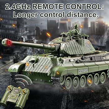 Amazon.com: RC Tank, Remote Control WW2 German King Tiger