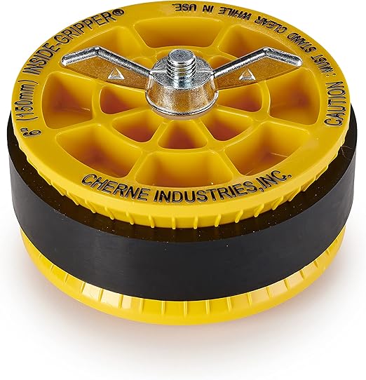 Cherne 270253 Mechanical Test Plug Inside Of Pipe Gripper, 6"