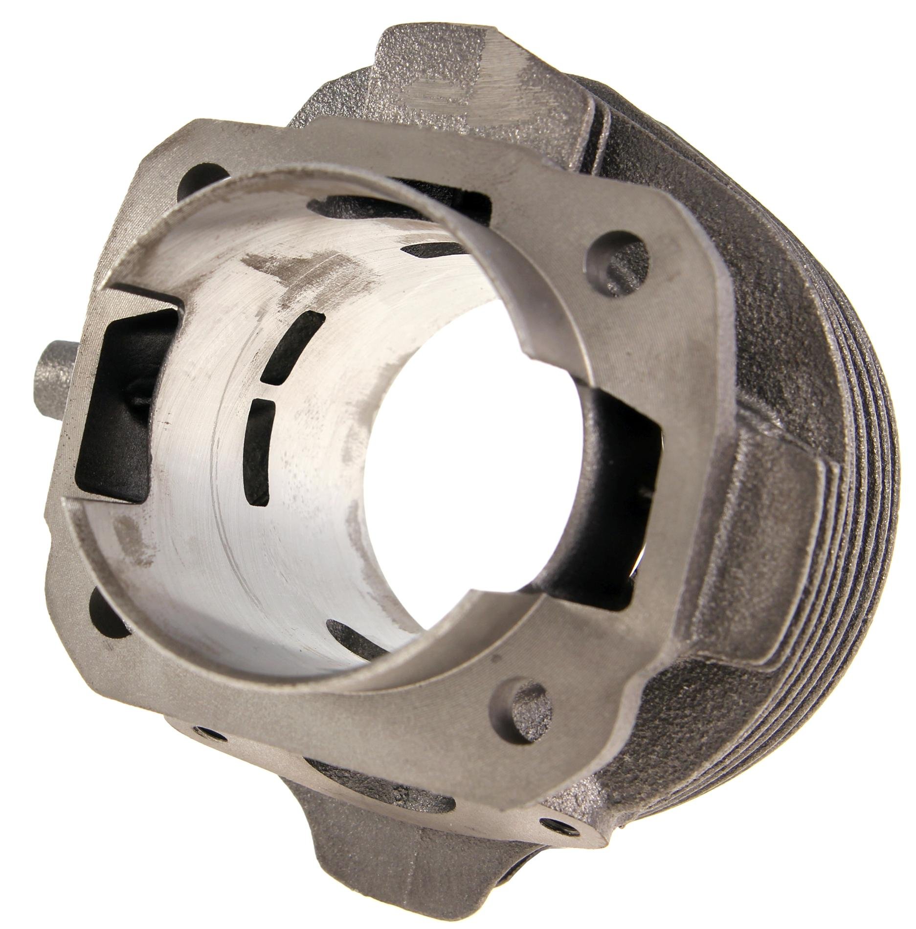 MALOSSI Rennzylinder 112ccm für Vespa 50/PK50/S/XL/XL2 Grauguß, 6 ÜS, Hub 43mm, inkl. Zylinderkopf, Ø 57,5mm, M6 Auslassstehbolzen, mit SIP -Datenblatt