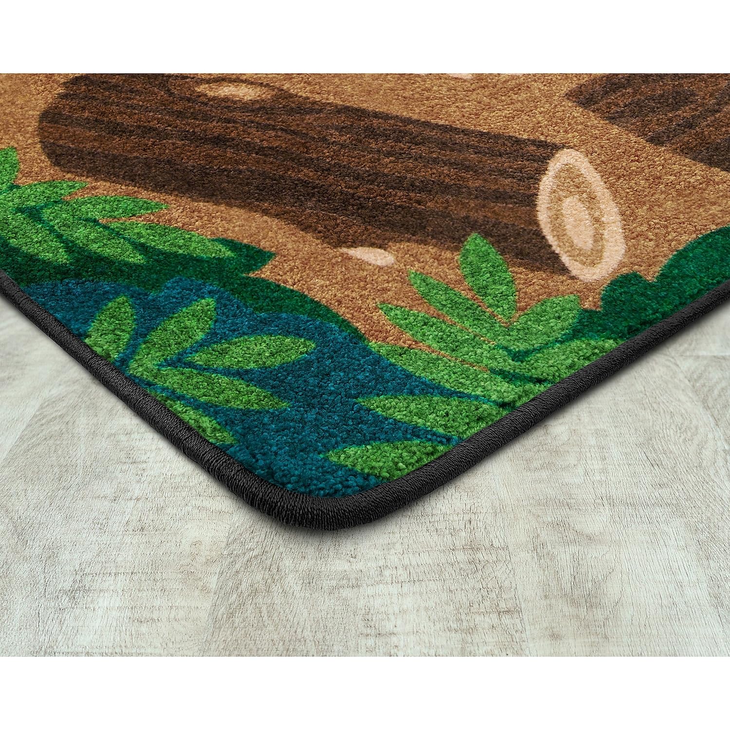 Joy Carpets Campfire Fun Area Rug in Color Multi, 7'8