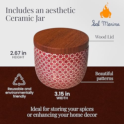 Miniatura 4 de SAL MARINA  Sal marina orgánica de chile chipotle de 11 onzas  Sal kosher  Natural vegano sin gluten  Sal de mesa condimento de comida