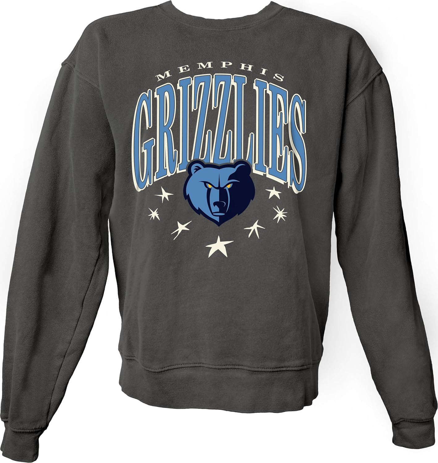 Blue 84 NBA Officially Licensed Crewneck Sweatshirt Ringspun Black Stars