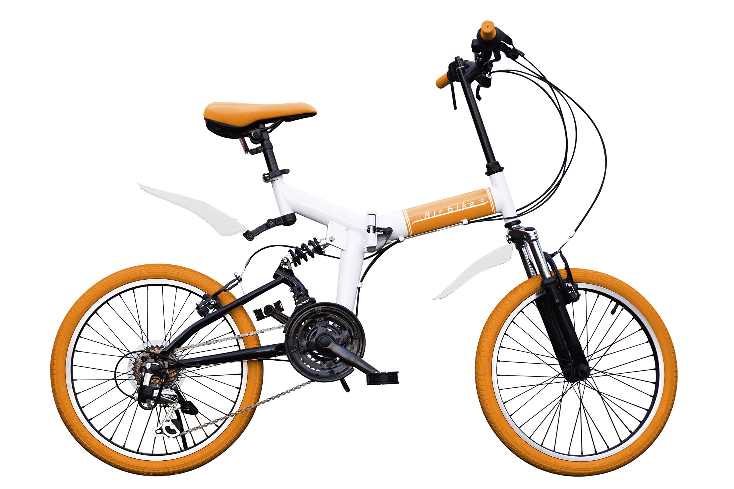 Amazon | Airbike 折りたたみ自転車 ミニベロ 20インチ サスペンション 