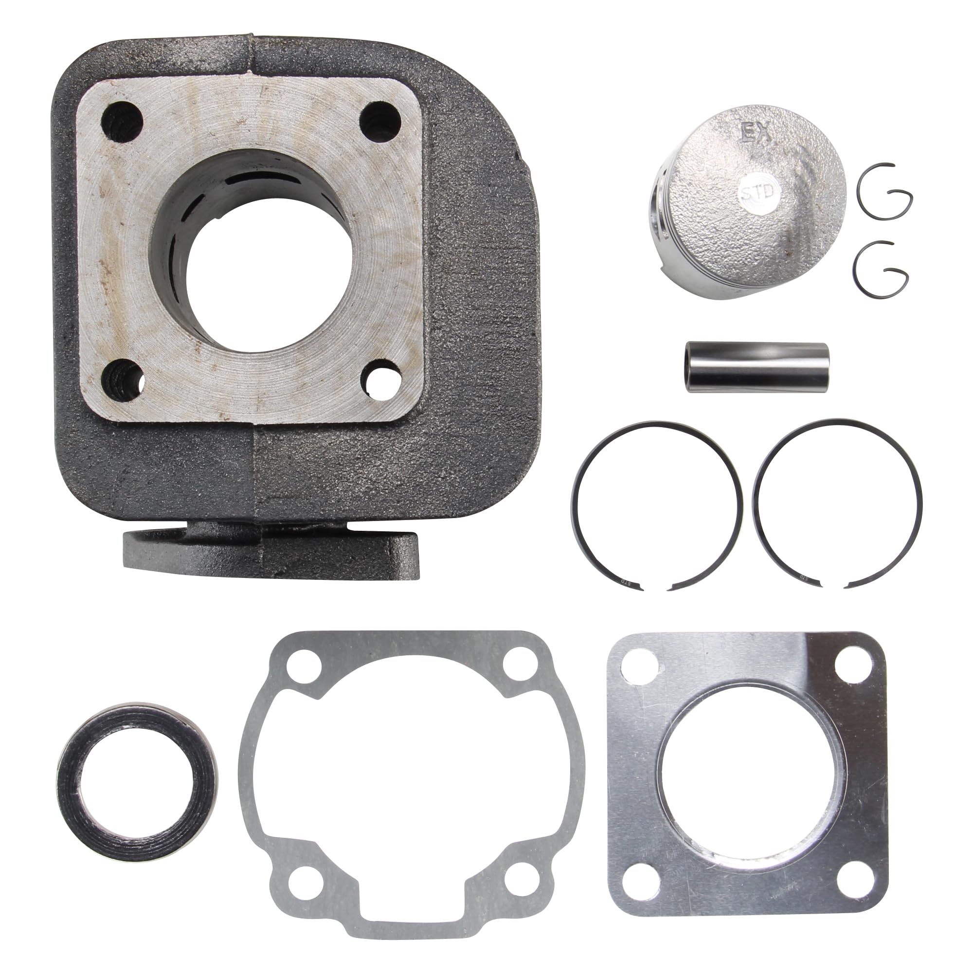 Kit de cylindre 50cc AC refroidi par air compatible avec Kymco People Dink Agility Super 8 AC 2T