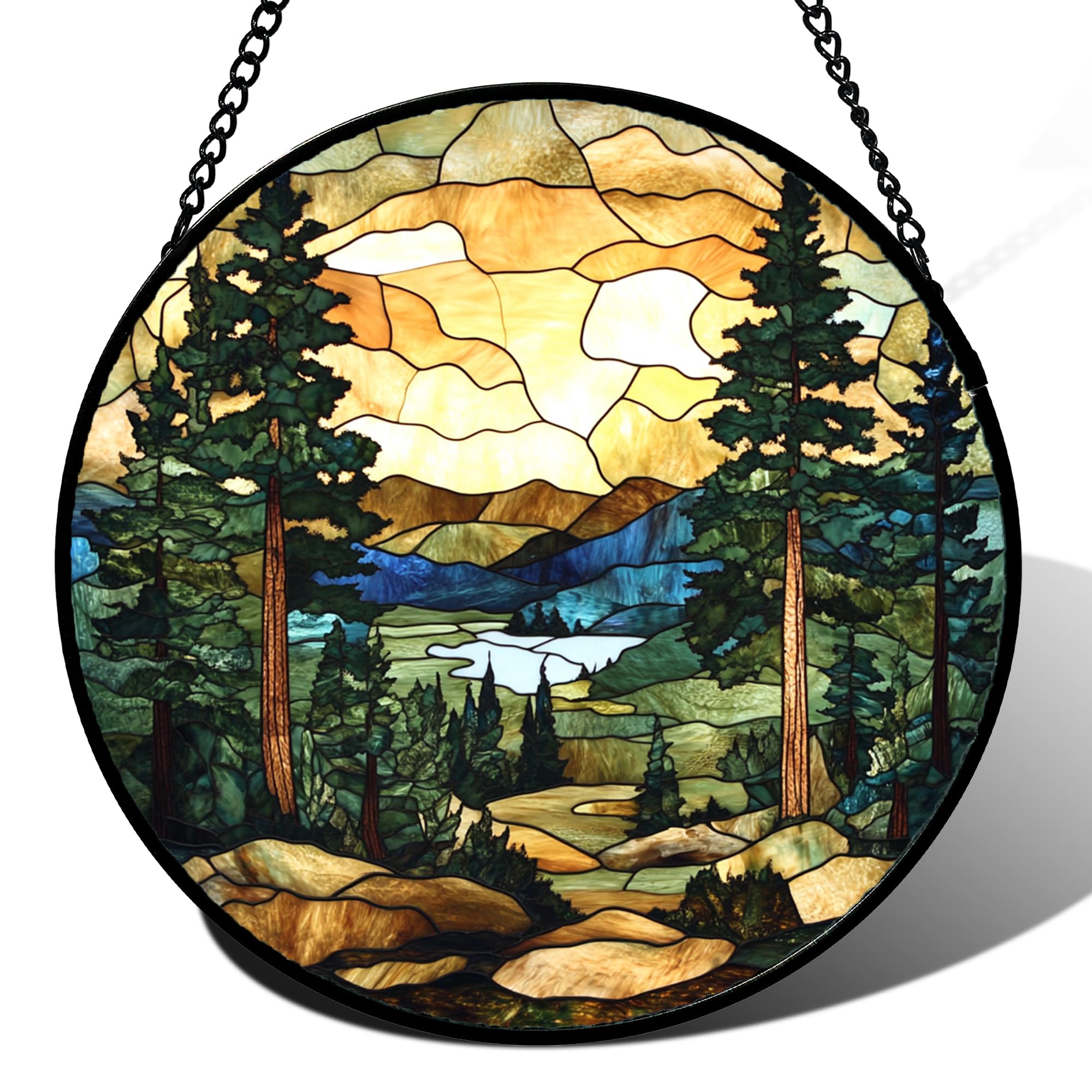 Attrape-soleil de fenêtre pour véranda | Décoration lumineuse coucher de soleil