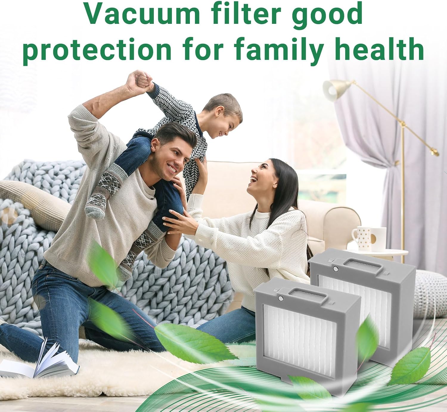 Replacement Filter For iRobot Roomba Max 705 Vac Plus 504 Vac Robot Vacuum | Accessories Part Kit Includes 10-Pack HEPA filter in the KIt