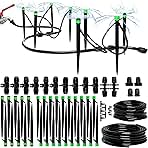 CARPATHEN Adjustable Premium Complete Drip Irrigation System Kit for Garden, Raised Beds with Drip Emitters, 5/16