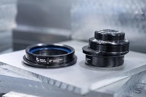 Miniatura 6 de Wolf Tooth EC44 Superior ZS56 Lower GeoShift Auriculares de ángulo de rendimiento de 2 grados largo