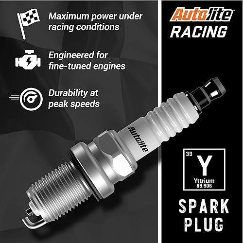 Miniatura 3 de Autolite AR50-4PK Bujía de carreras de alto rendimiento sin resistencia, paquete de 4