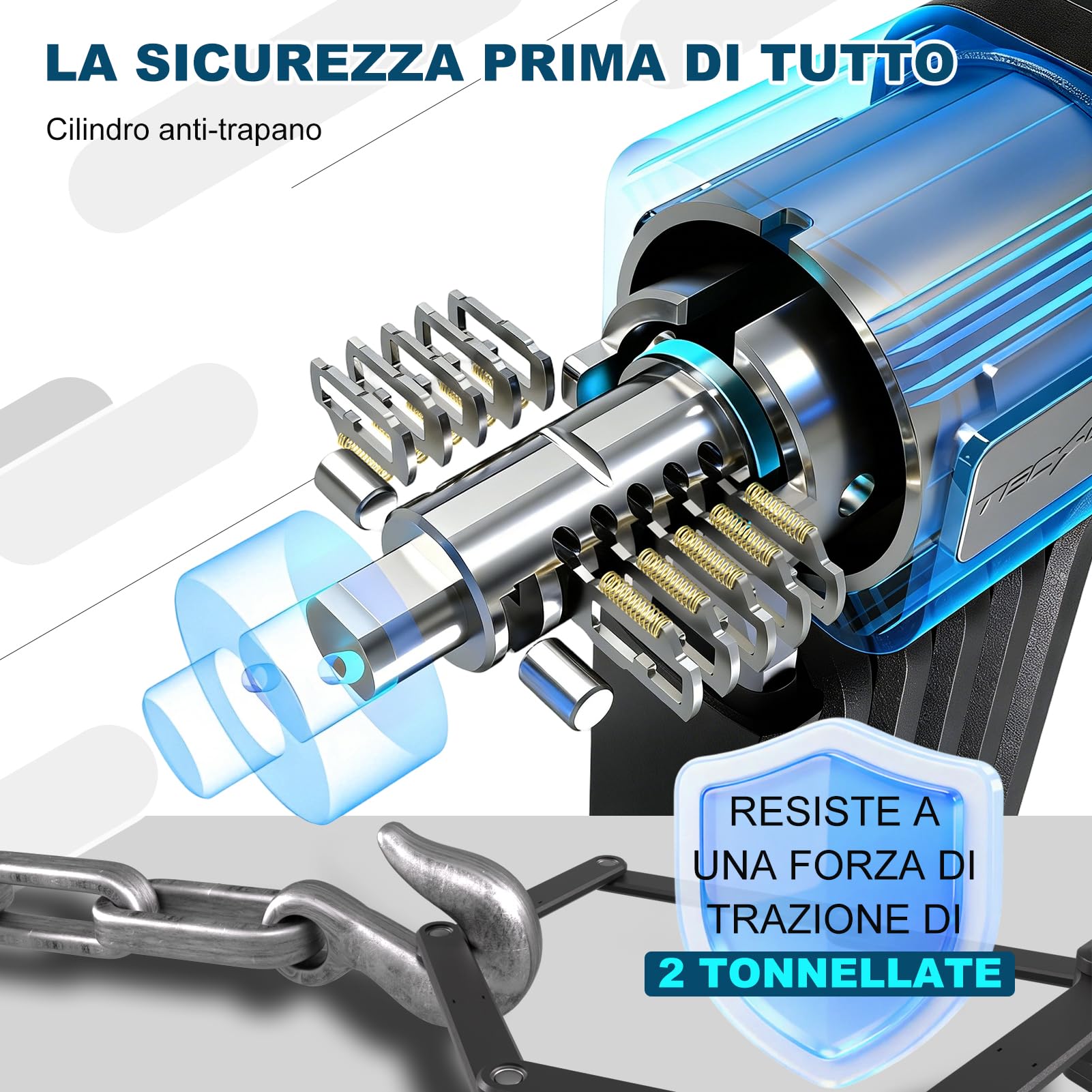 Lucchetto pieghevole per bicicletta, serratura pieghevole per bicicletta