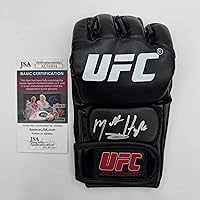 Vista 1 de Guante de lucha negro JSA COA Auto de Matt Hughes UFC MMA con Autógrafo