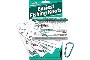 Waterproof Easiest Fishing Knots Guide for Kids