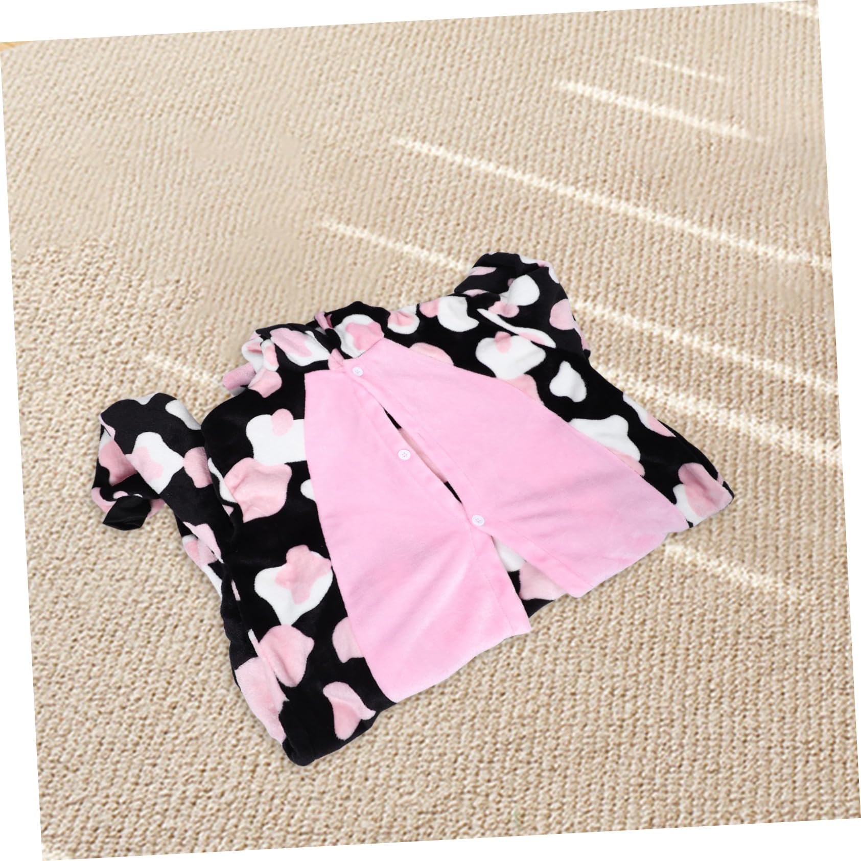 PACKOVE Pijama de Vaca Estampado Pijama para Adultos Disfraz de Fiesta de Criaturas Ropa de Dormir de Disfraz de Halloween para Actuaciones Escenario Talla XL