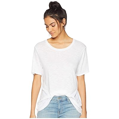 Splendid Zoe Short Sleeve Cotton Modal Slub Crew Neck Women