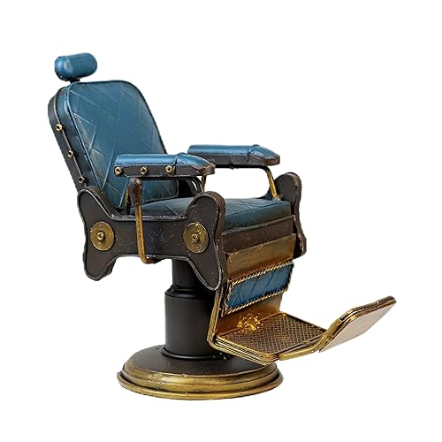 Mini Hairdressing Chair Model Miniature Vintage Barber Chair Retro Haircut