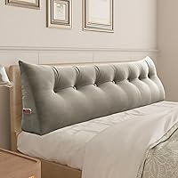 Vista 127 de Triangular Reading Pillow Wedge Headboard Back Support Pillow for Sitting up in Bed Daybed Bolster Backrest Couch Sofa Corner Cushion Medium Velvet
