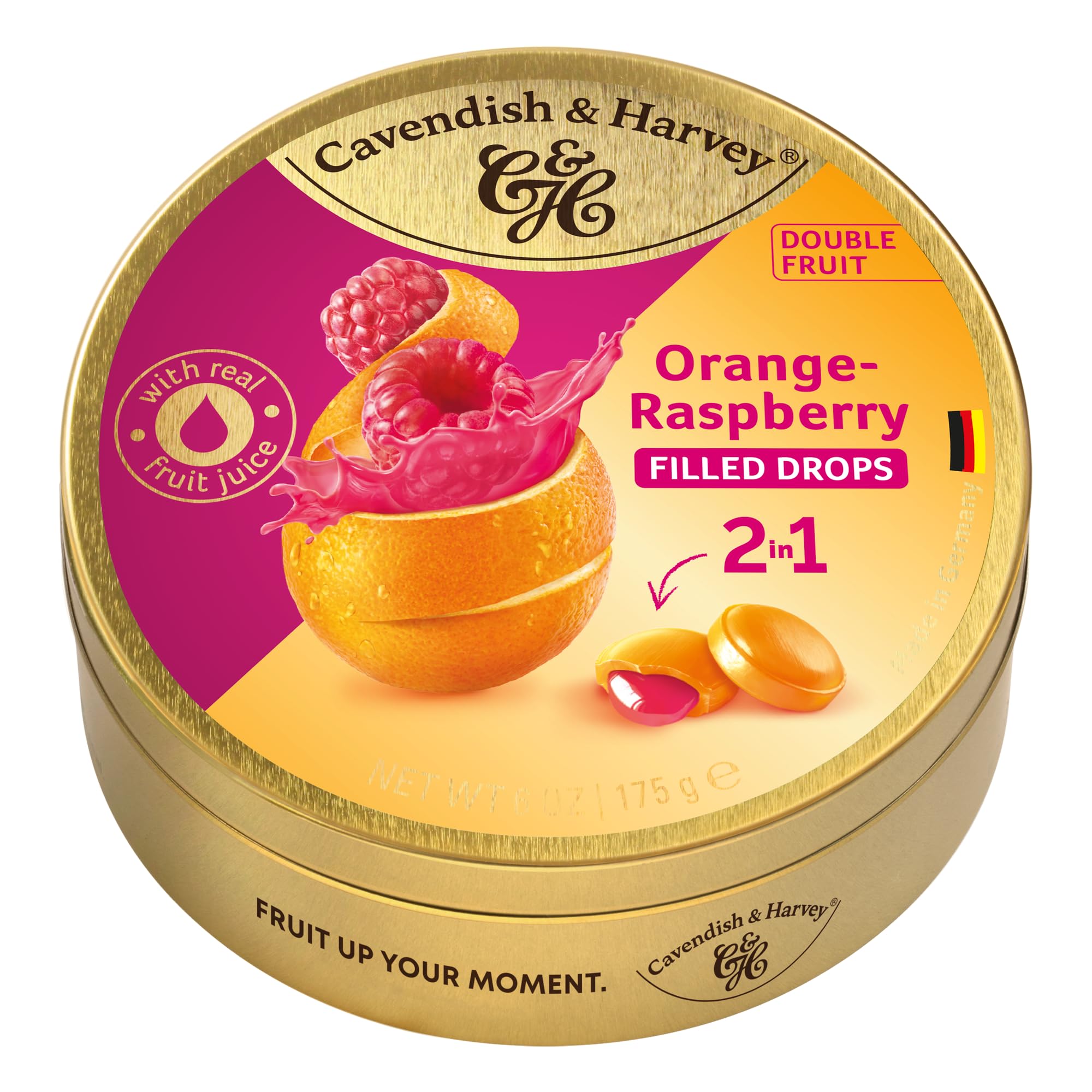 Amazon.com : Cavendish & Harvey Double Fruit Drops, Orange with