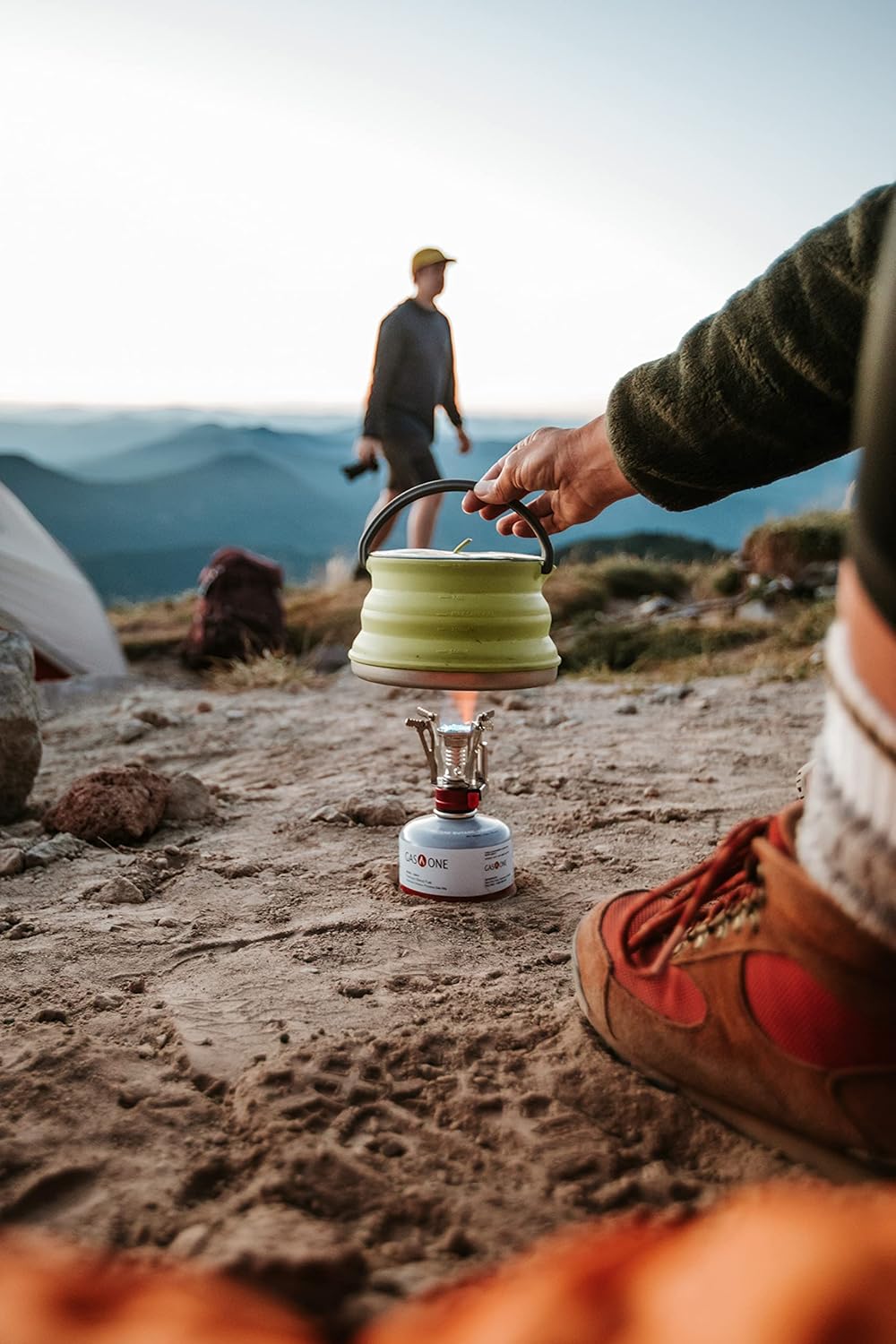 Buy Gas One Backpacking Stove with Fuel All Season Isobutane Camping