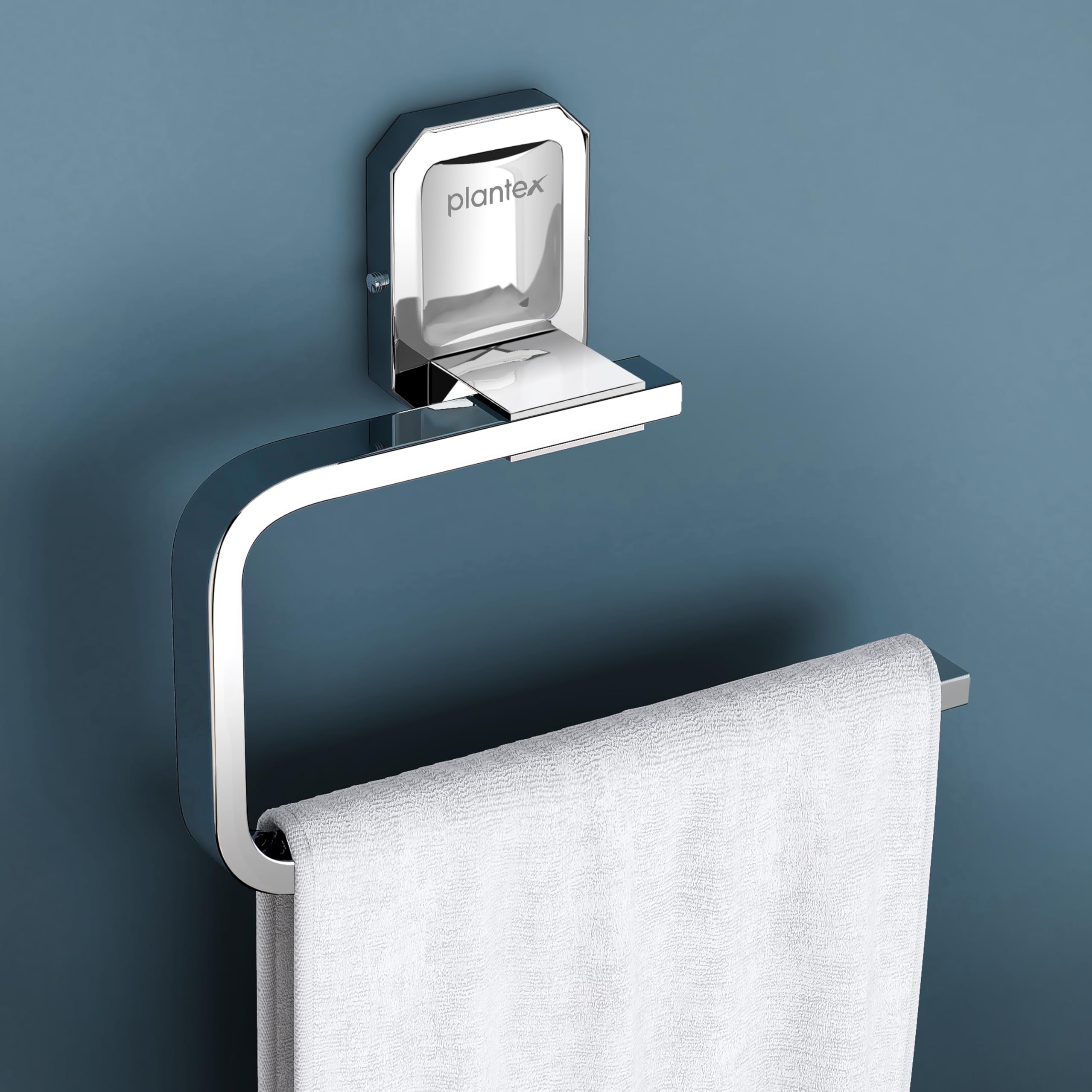 Plantex 304 Grade Stainless Steel Wash Basin Towel Holder/Hand Napkin Hanger/Towel Ring for Kitchen/Bathroom Accessories - Cute (Chrome)-image-42