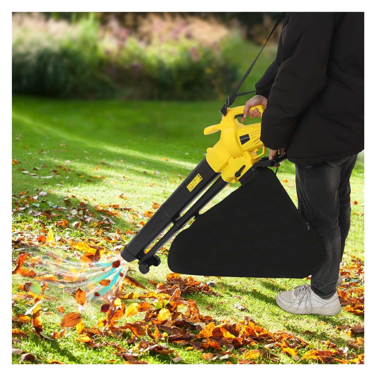 Soffiatore per foglie, Soffiatore elettrico for foglie, aspirapolvere da giardino, for polvere, for ricaricabile