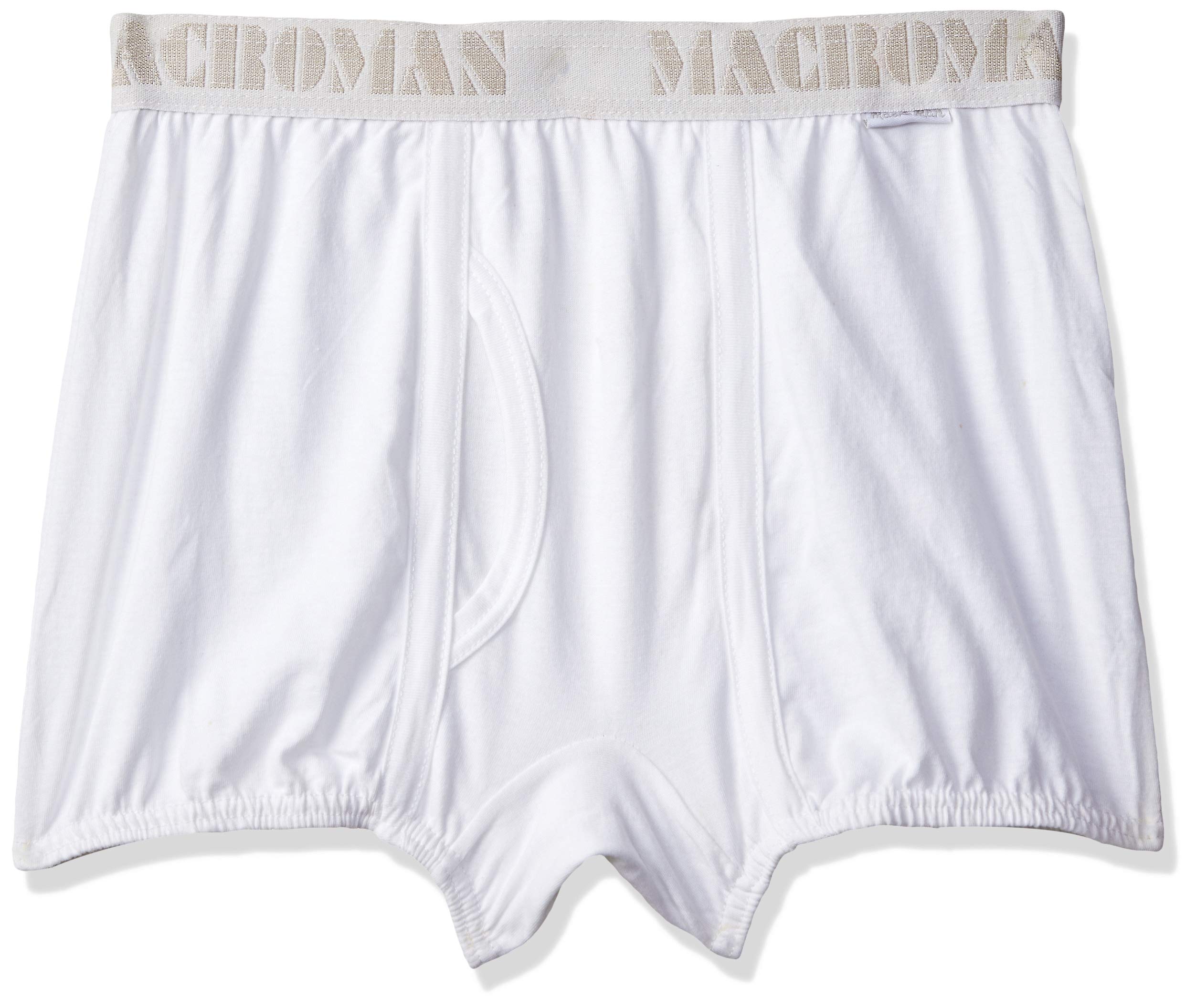 MacromanMen's Solid Trunks (Pack of 2) (RVBMMDRWHT2P02100_White_Xx-Large)